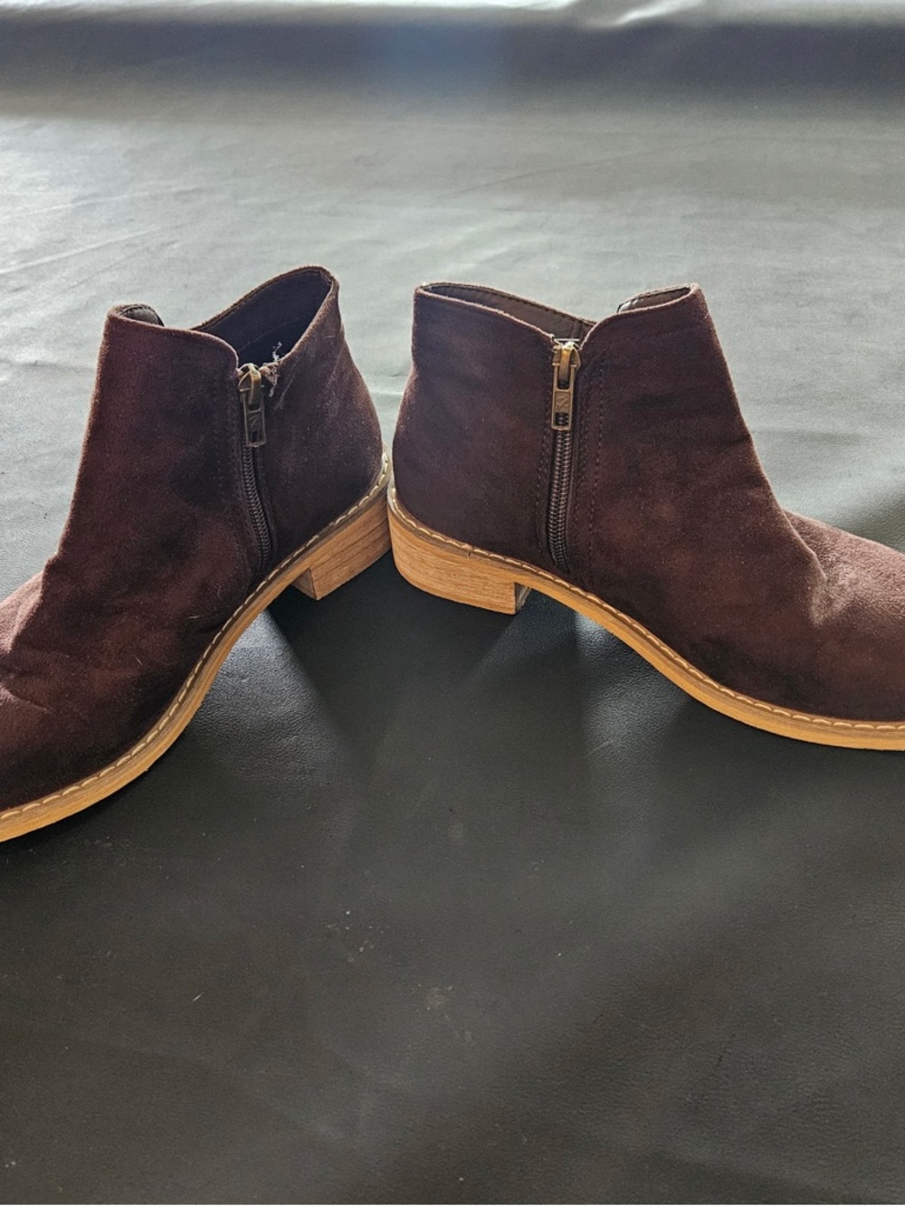 Cisco Dark Brown Suede Chukka Boots with Side Zip